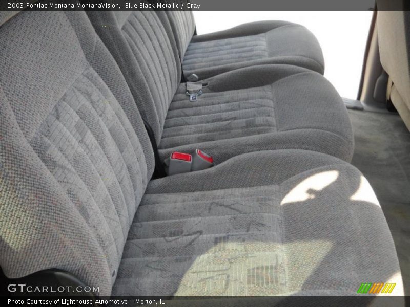 Blue Black Metallic / Gray 2003 Pontiac Montana MontanaVision