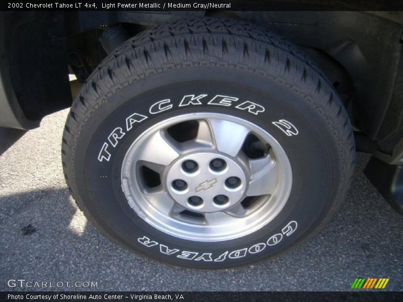 Light Pewter Metallic / Medium Gray/Neutral 2002 Chevrolet Tahoe LT 4x4