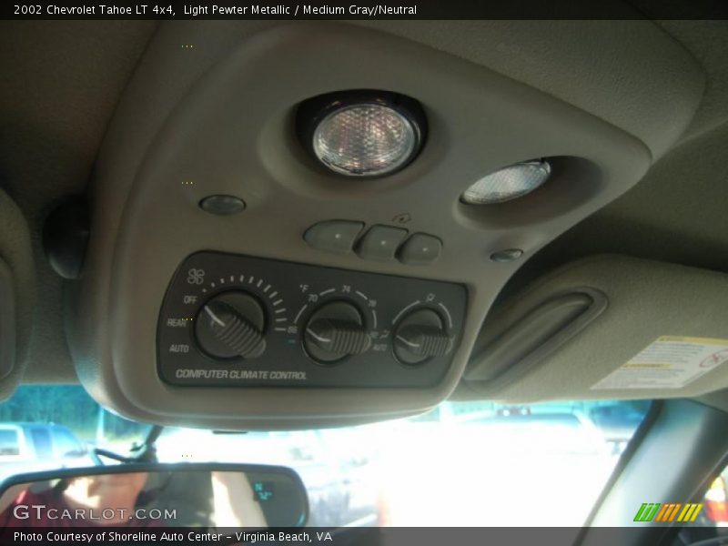 Light Pewter Metallic / Medium Gray/Neutral 2002 Chevrolet Tahoe LT 4x4