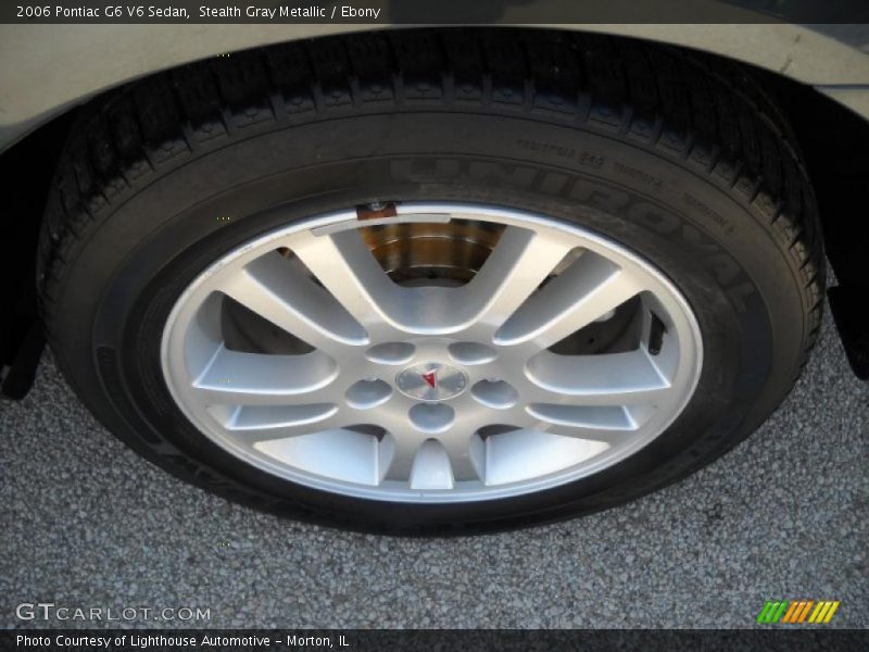 Stealth Gray Metallic / Ebony 2006 Pontiac G6 V6 Sedan