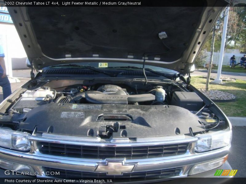 Light Pewter Metallic / Medium Gray/Neutral 2002 Chevrolet Tahoe LT 4x4