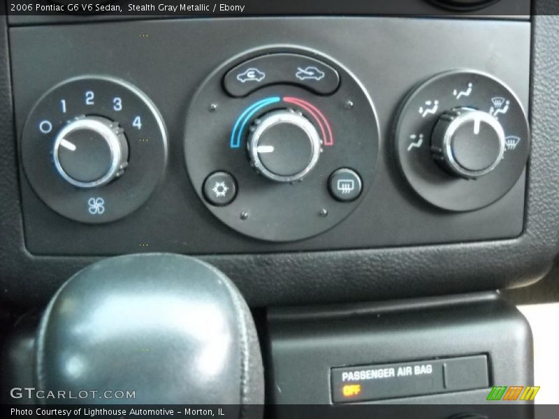 Stealth Gray Metallic / Ebony 2006 Pontiac G6 V6 Sedan
