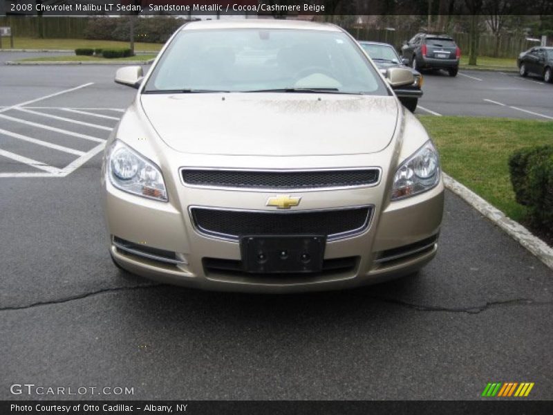 Sandstone Metallic / Cocoa/Cashmere Beige 2008 Chevrolet Malibu LT Sedan