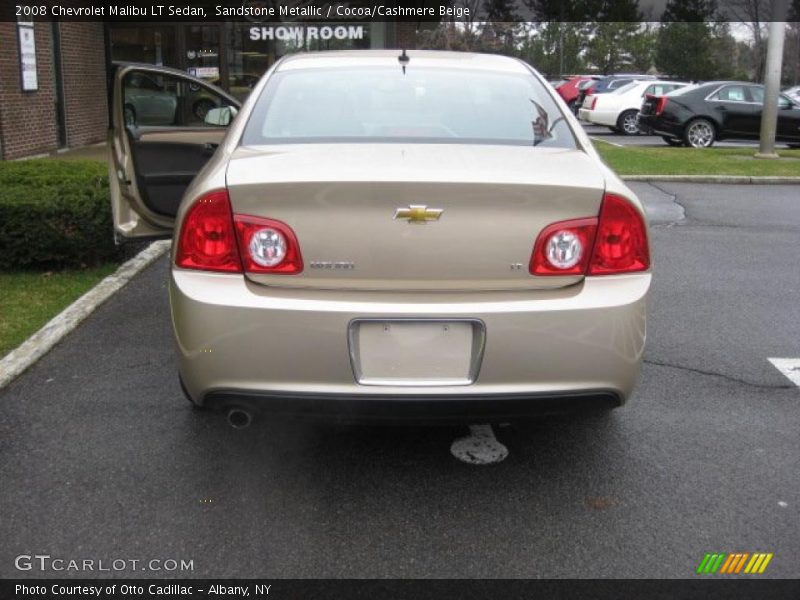 Sandstone Metallic / Cocoa/Cashmere Beige 2008 Chevrolet Malibu LT Sedan