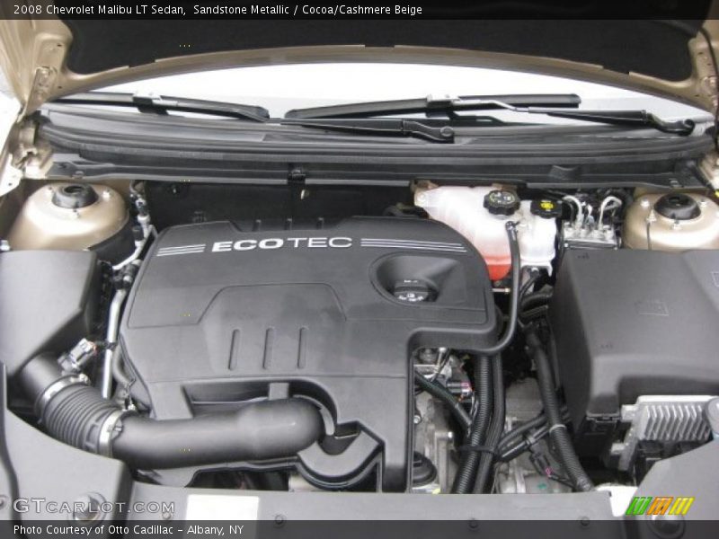 Sandstone Metallic / Cocoa/Cashmere Beige 2008 Chevrolet Malibu LT Sedan