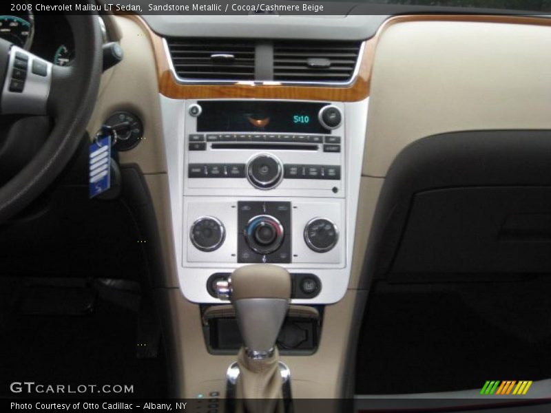 Sandstone Metallic / Cocoa/Cashmere Beige 2008 Chevrolet Malibu LT Sedan