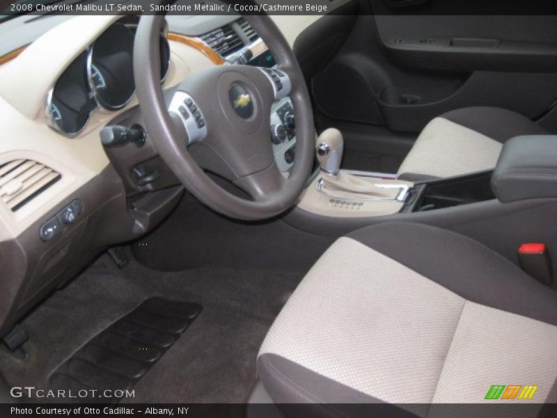 Sandstone Metallic / Cocoa/Cashmere Beige 2008 Chevrolet Malibu LT Sedan