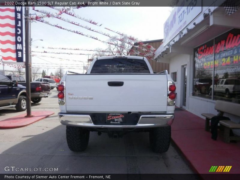 Bright White / Dark Slate Gray 2002 Dodge Ram 1500 SLT Regular Cab 4x4