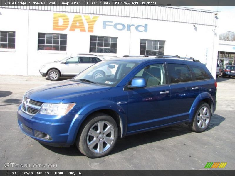 Deep Water Blue Pearl / Dark Slate Gray/Light Graystone 2009 Dodge Journey R/T AWD