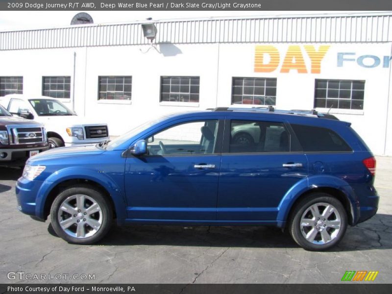 Deep Water Blue Pearl / Dark Slate Gray/Light Graystone 2009 Dodge Journey R/T AWD