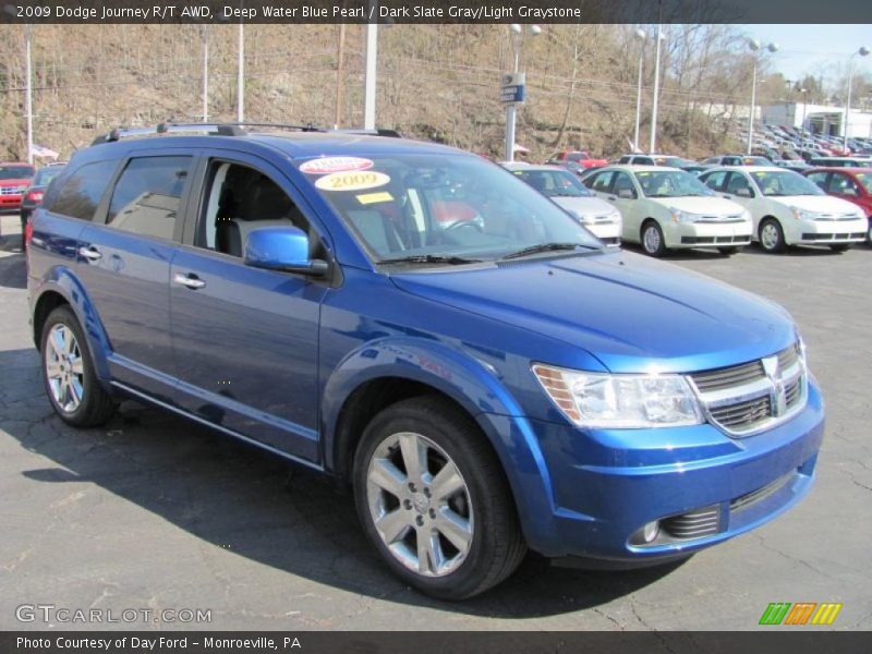 Deep Water Blue Pearl / Dark Slate Gray/Light Graystone 2009 Dodge Journey R/T AWD