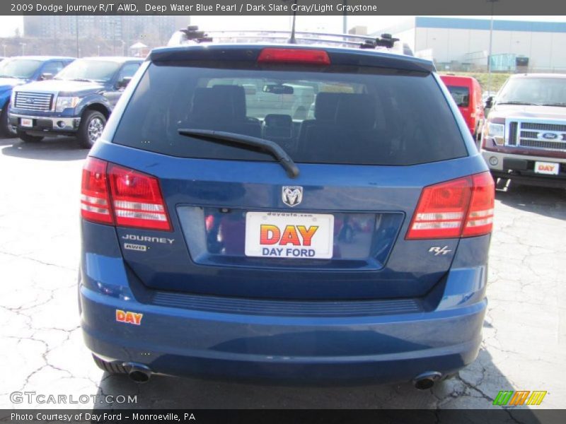 Deep Water Blue Pearl / Dark Slate Gray/Light Graystone 2009 Dodge Journey R/T AWD