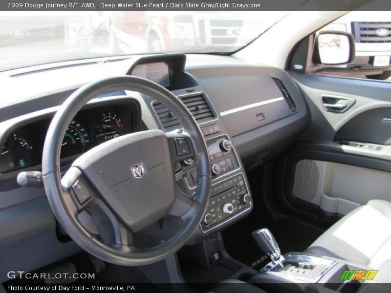 Deep Water Blue Pearl / Dark Slate Gray/Light Graystone 2009 Dodge Journey R/T AWD