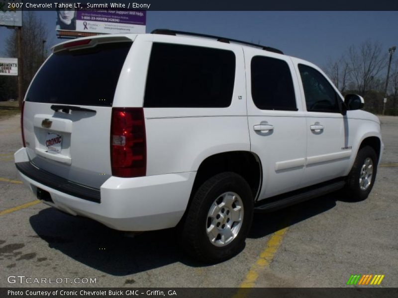 Summit White / Ebony 2007 Chevrolet Tahoe LT