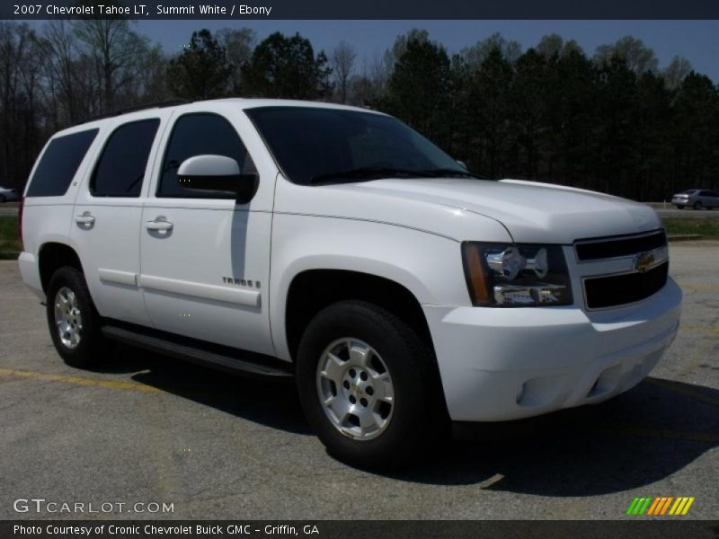 Summit White / Ebony 2007 Chevrolet Tahoe LT