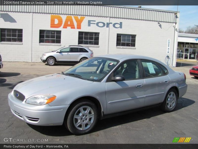 Silver Frost Metallic / Medium Graphite 2004 Ford Taurus LX Sedan