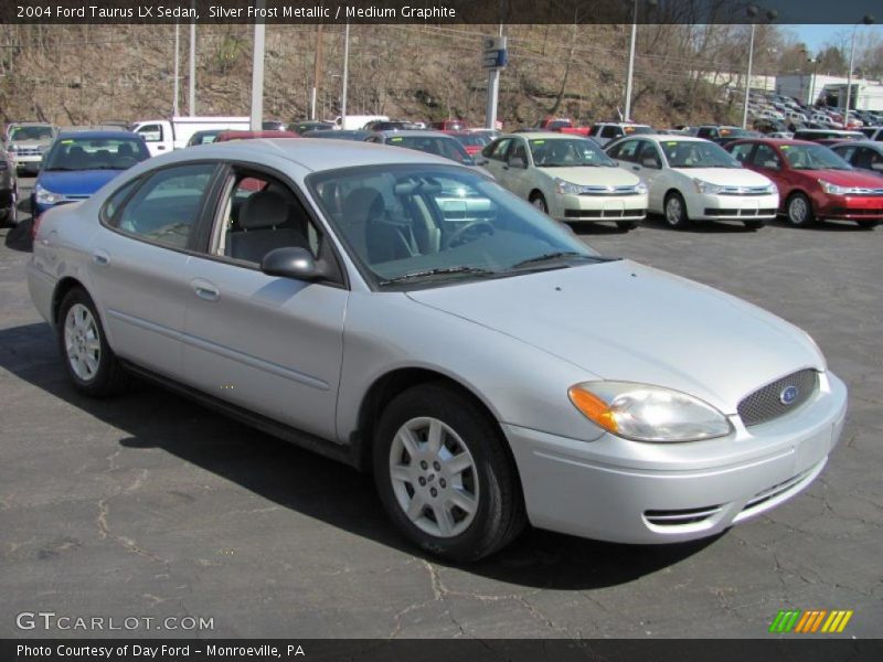 Silver Frost Metallic / Medium Graphite 2004 Ford Taurus LX Sedan