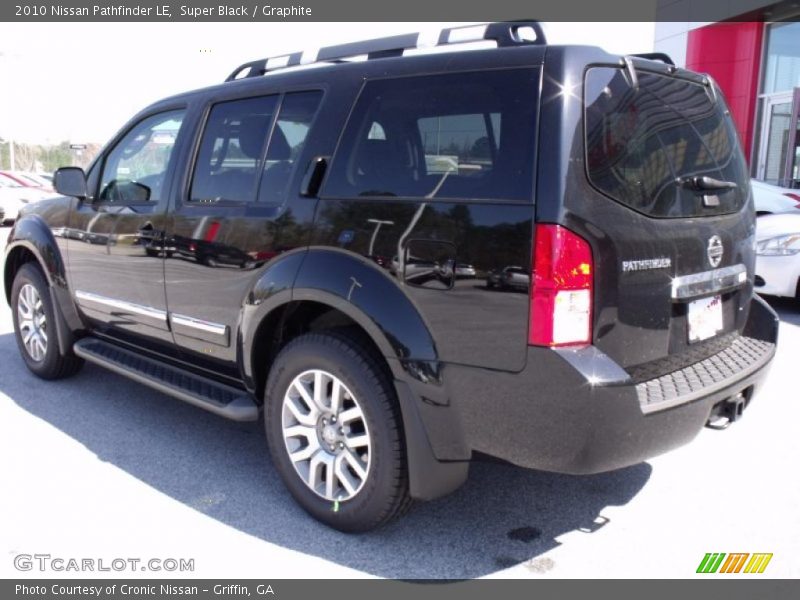 Super Black / Graphite 2010 Nissan Pathfinder LE