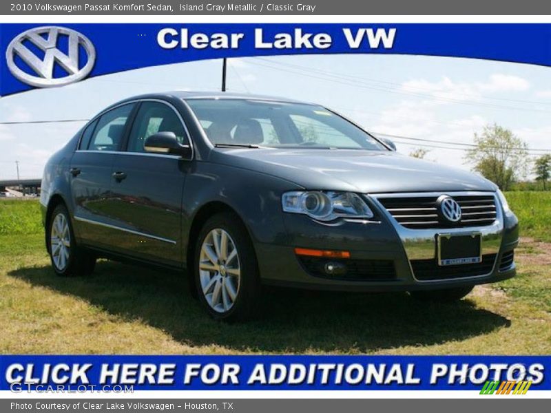Island Gray Metallic / Classic Gray 2010 Volkswagen Passat Komfort Sedan