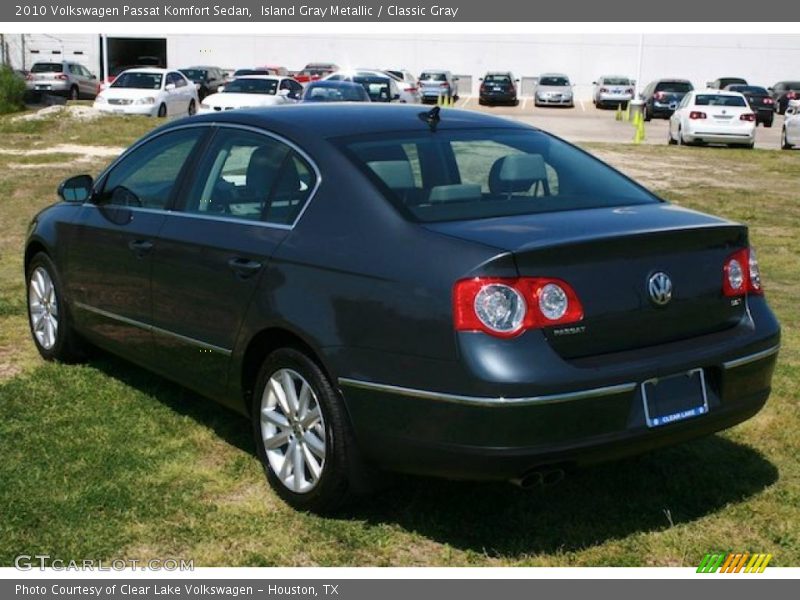 Island Gray Metallic / Classic Gray 2010 Volkswagen Passat Komfort Sedan