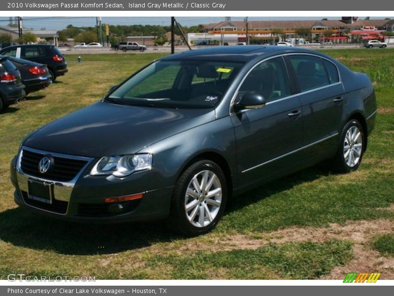 Island Gray Metallic / Classic Gray 2010 Volkswagen Passat Komfort Sedan