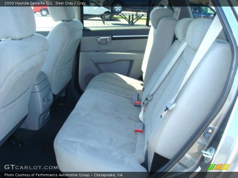Steel Gray / Gray 2009 Hyundai Santa Fe GLS