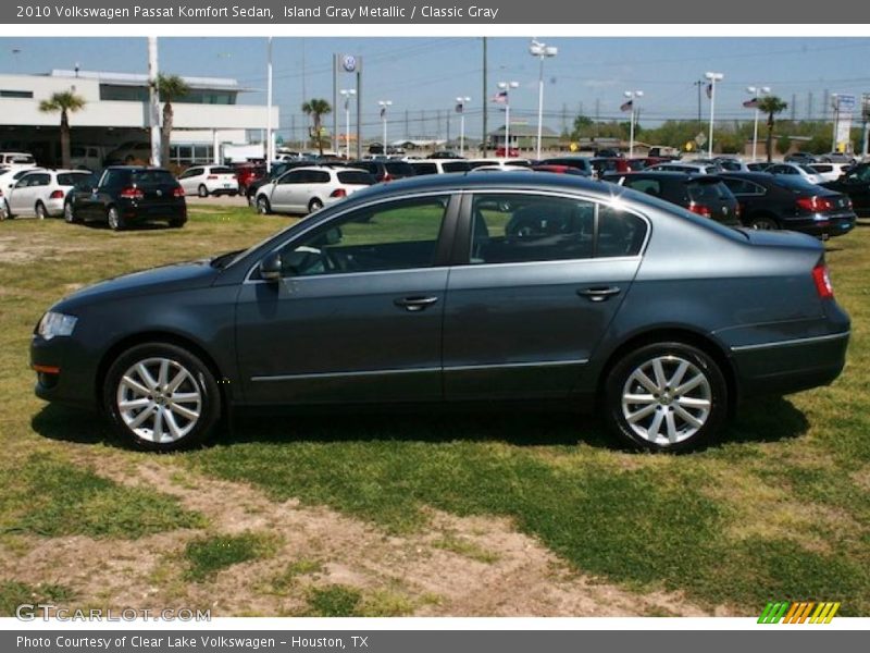 Island Gray Metallic / Classic Gray 2010 Volkswagen Passat Komfort Sedan