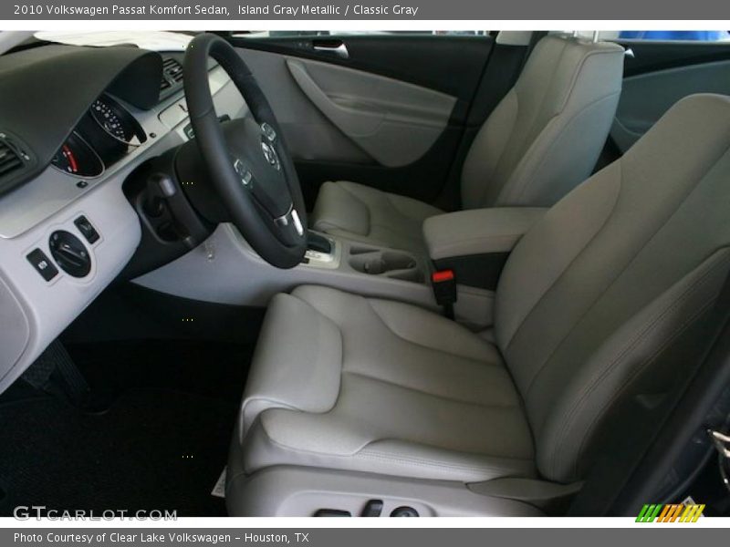 Island Gray Metallic / Classic Gray 2010 Volkswagen Passat Komfort Sedan