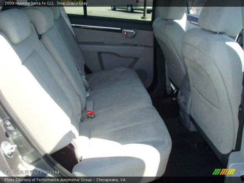 Steel Gray / Gray 2009 Hyundai Santa Fe GLS