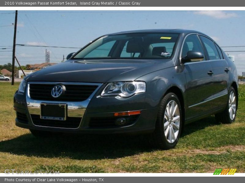 Island Gray Metallic / Classic Gray 2010 Volkswagen Passat Komfort Sedan