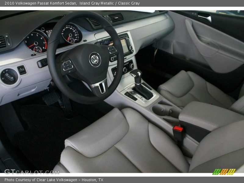 Island Gray Metallic / Classic Gray 2010 Volkswagen Passat Komfort Sedan