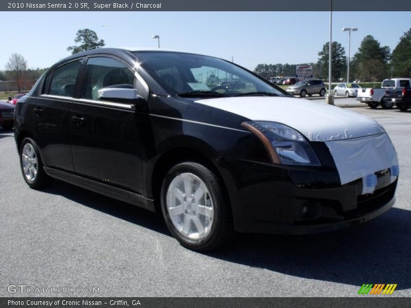 Super Black / Charcoal 2010 Nissan Sentra 2.0 SR