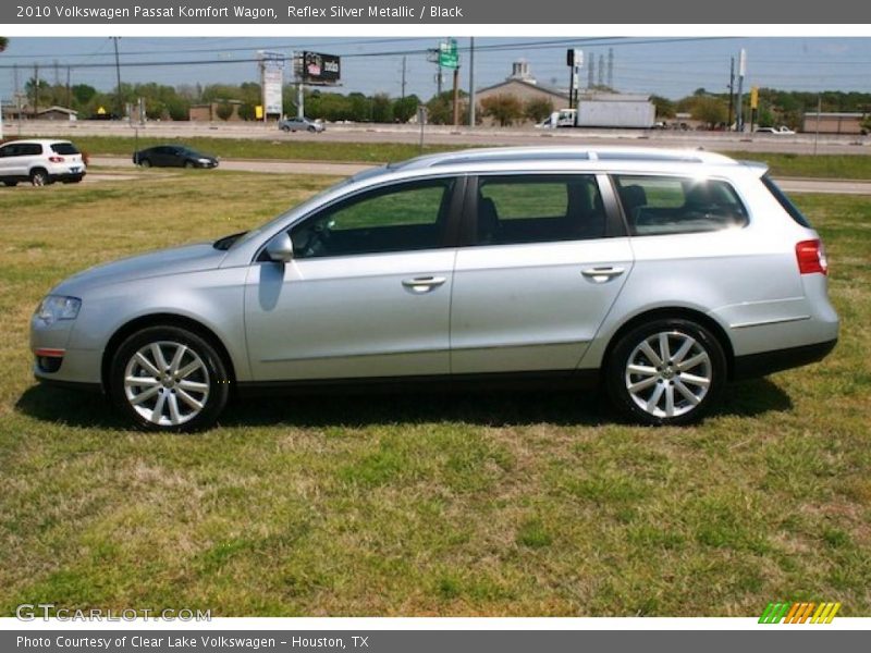 Reflex Silver Metallic / Black 2010 Volkswagen Passat Komfort Wagon