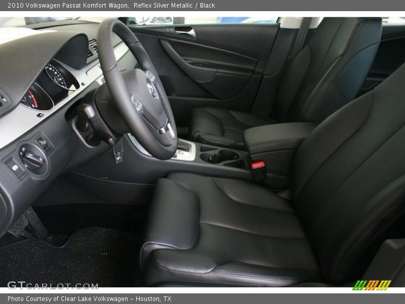 Reflex Silver Metallic / Black 2010 Volkswagen Passat Komfort Wagon