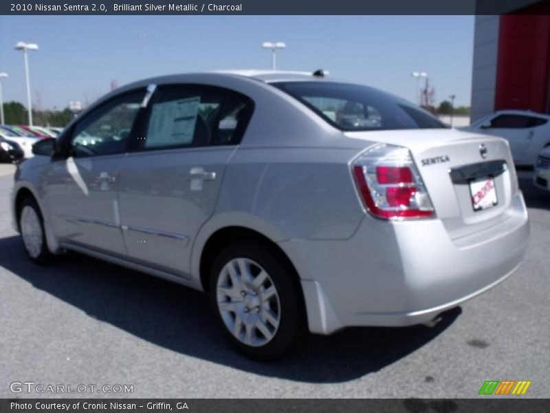 Brilliant Silver Metallic / Charcoal 2010 Nissan Sentra 2.0