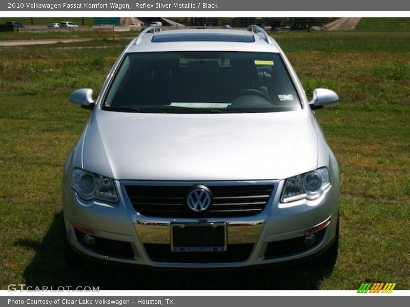 Reflex Silver Metallic / Black 2010 Volkswagen Passat Komfort Wagon