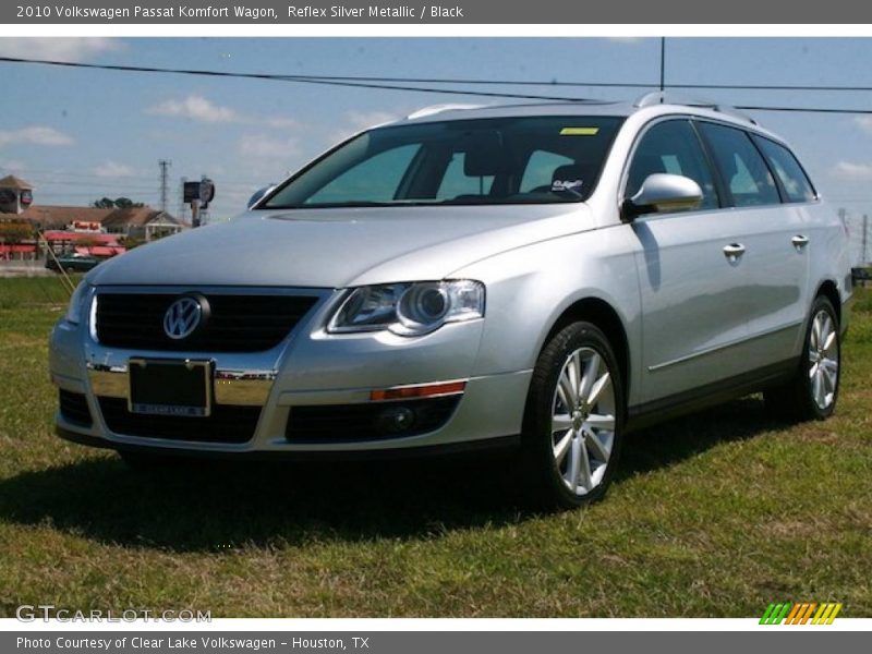 Reflex Silver Metallic / Black 2010 Volkswagen Passat Komfort Wagon