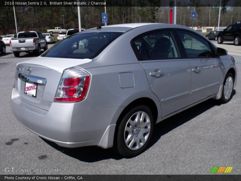 Brilliant Silver Metallic / Charcoal 2010 Nissan Sentra 2.0