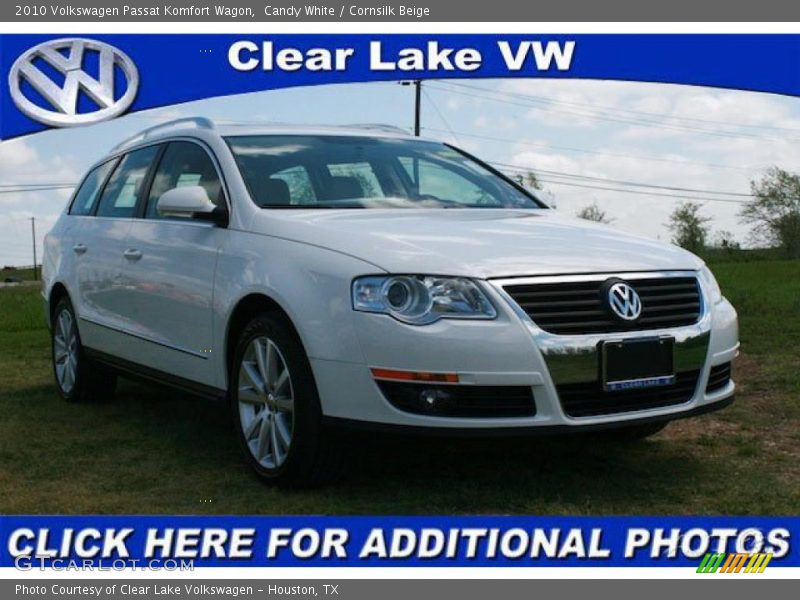 Candy White / Cornsilk Beige 2010 Volkswagen Passat Komfort Wagon