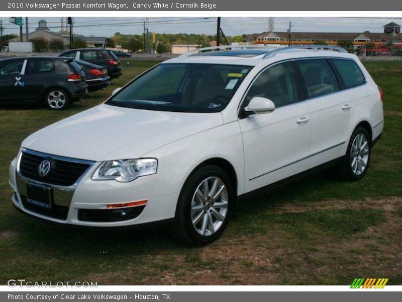 Candy White / Cornsilk Beige 2010 Volkswagen Passat Komfort Wagon