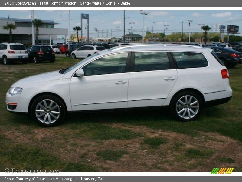 Candy White / Cornsilk Beige 2010 Volkswagen Passat Komfort Wagon