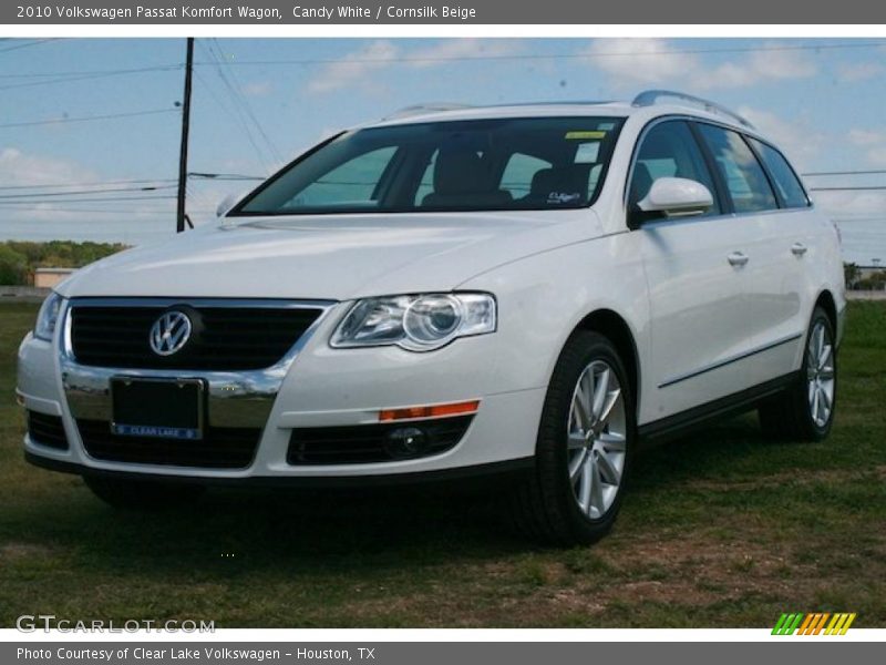 Candy White / Cornsilk Beige 2010 Volkswagen Passat Komfort Wagon