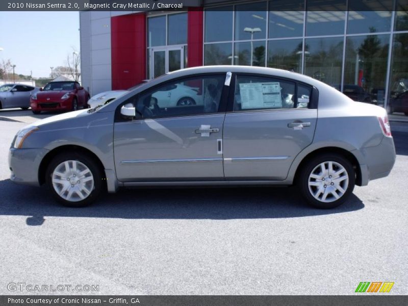 Magnetic Gray Metallic / Charcoal 2010 Nissan Sentra 2.0