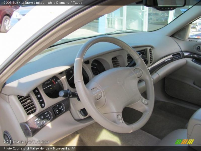 White Diamond / Taupe 2003 Buick LeSabre Limited