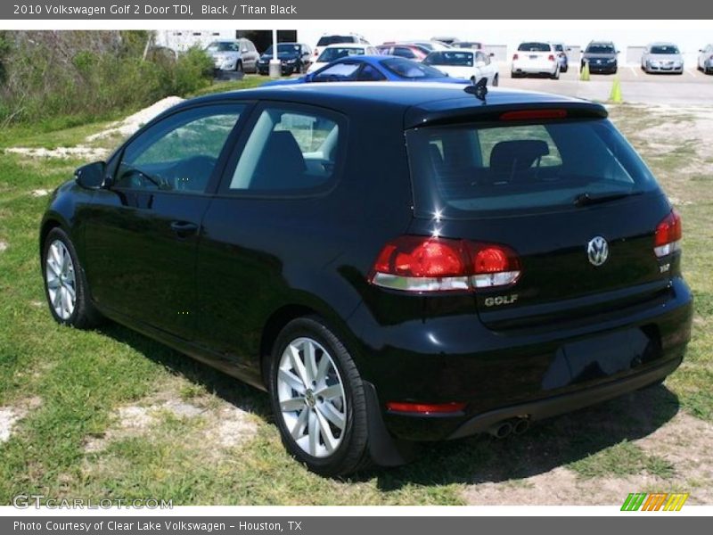 Black / Titan Black 2010 Volkswagen Golf 2 Door TDI