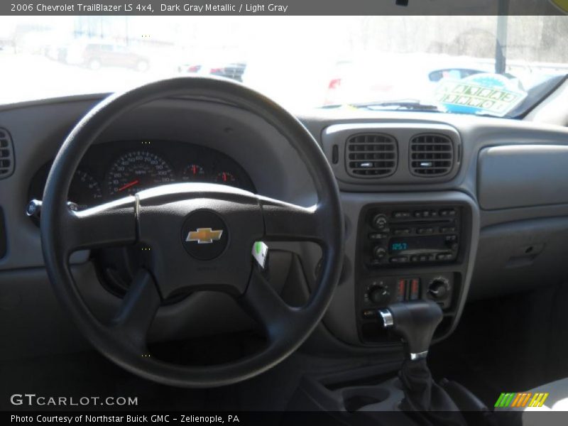 Dark Gray Metallic / Light Gray 2006 Chevrolet TrailBlazer LS 4x4
