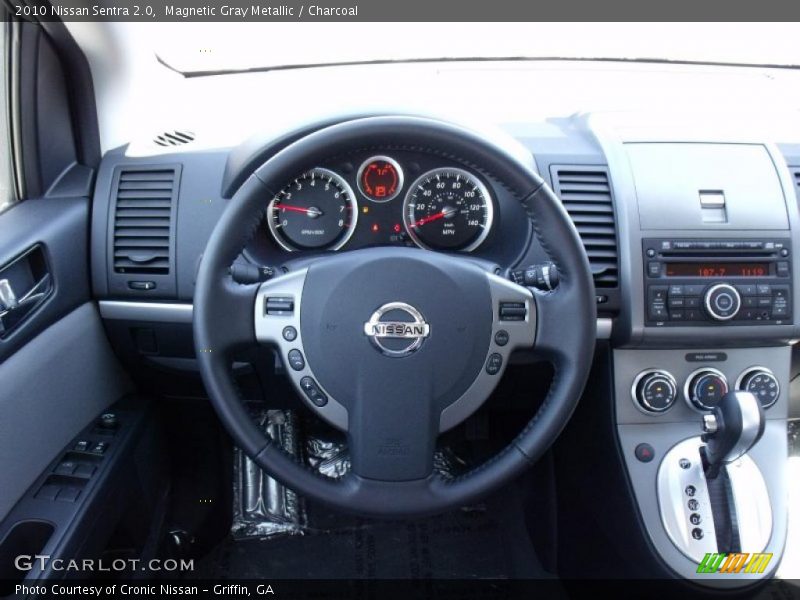 Magnetic Gray Metallic / Charcoal 2010 Nissan Sentra 2.0