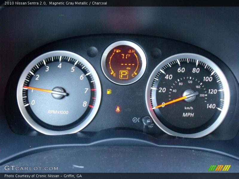 Magnetic Gray Metallic / Charcoal 2010 Nissan Sentra 2.0