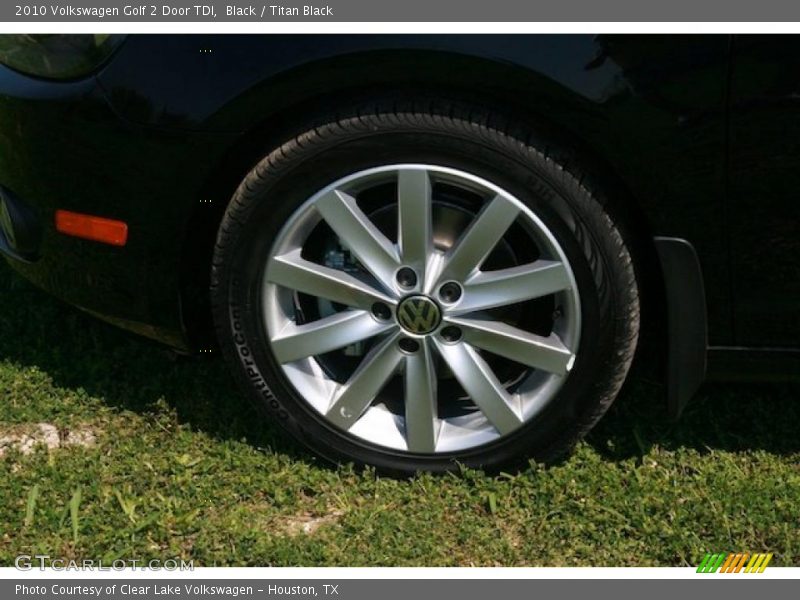 Black / Titan Black 2010 Volkswagen Golf 2 Door TDI