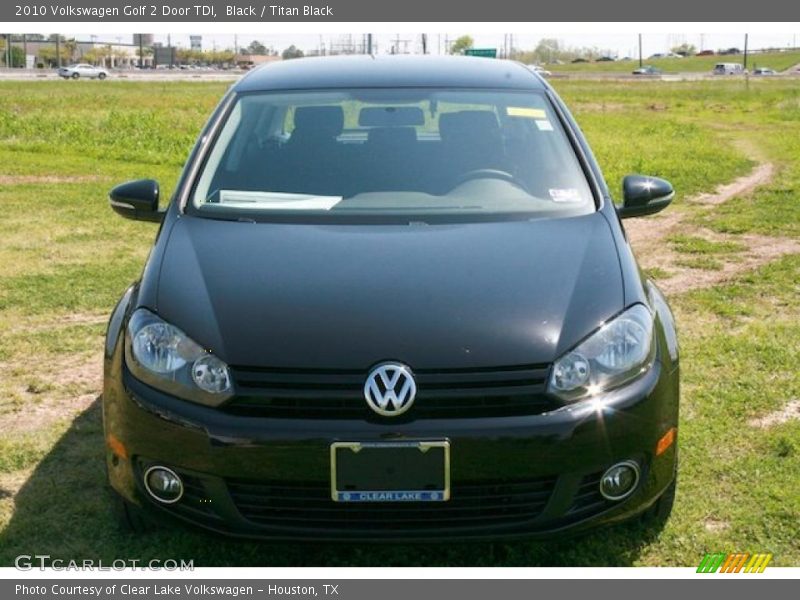 Black / Titan Black 2010 Volkswagen Golf 2 Door TDI